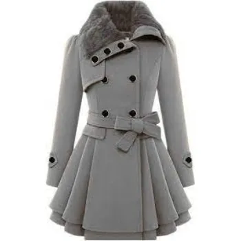 New Womens Woolen Coat